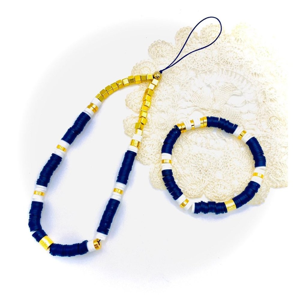 Phone charm band and bracelet